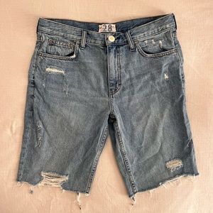 Free People Long jean  shorts